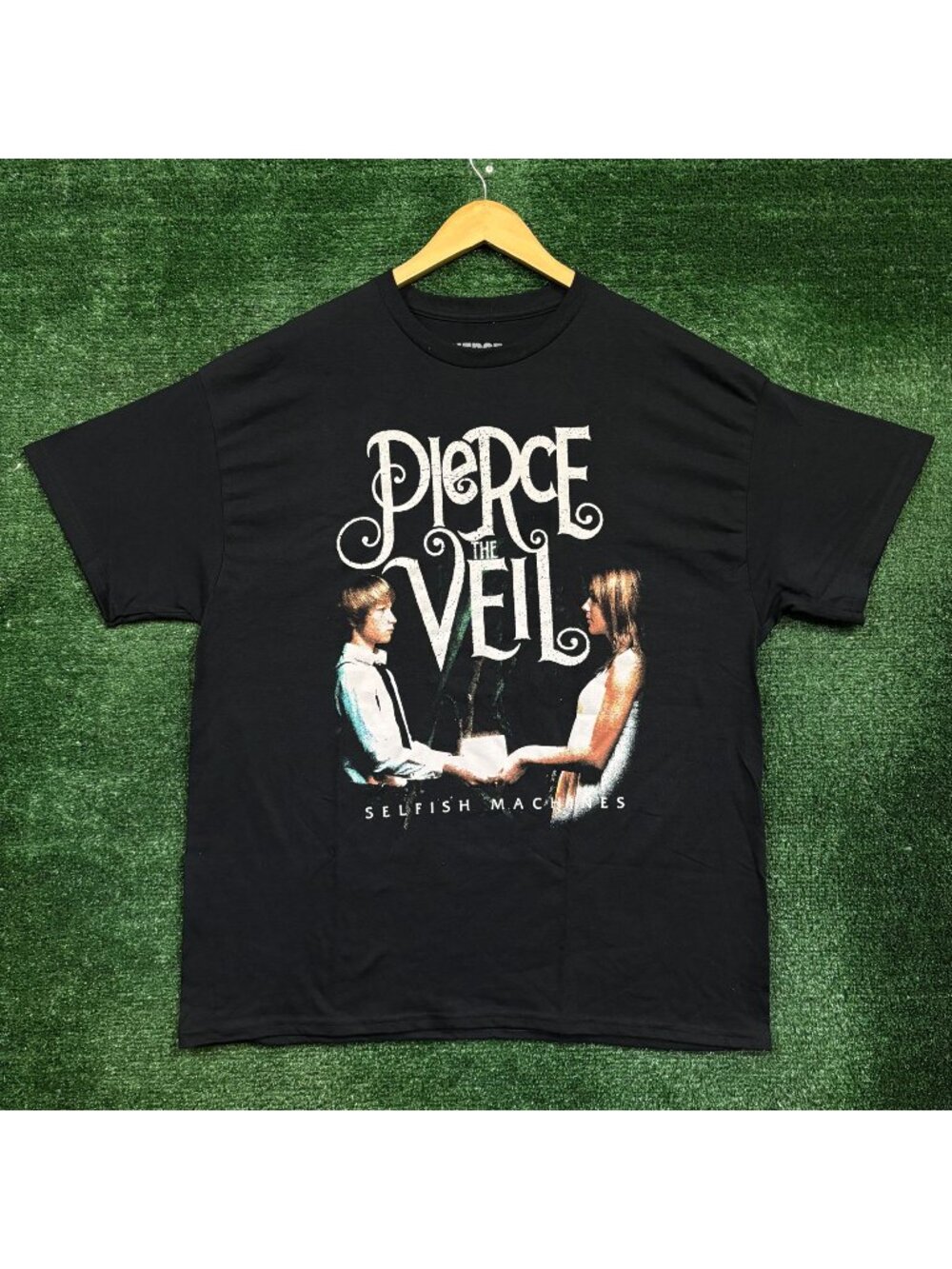 Pierce the Veil Selfish Machines Album Rock Band T-Shirt Size Extra Large